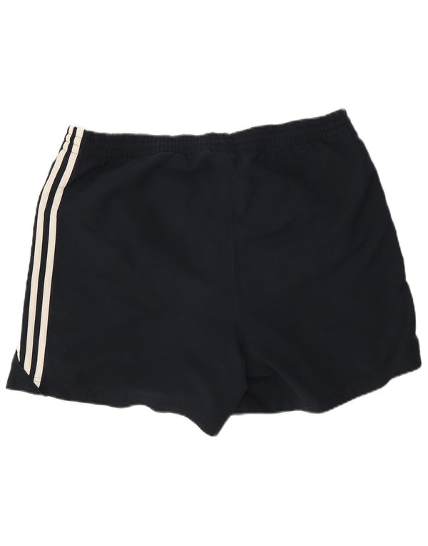 Pantaloncini sportivi da uomo Adidas grandi in poliestere nero