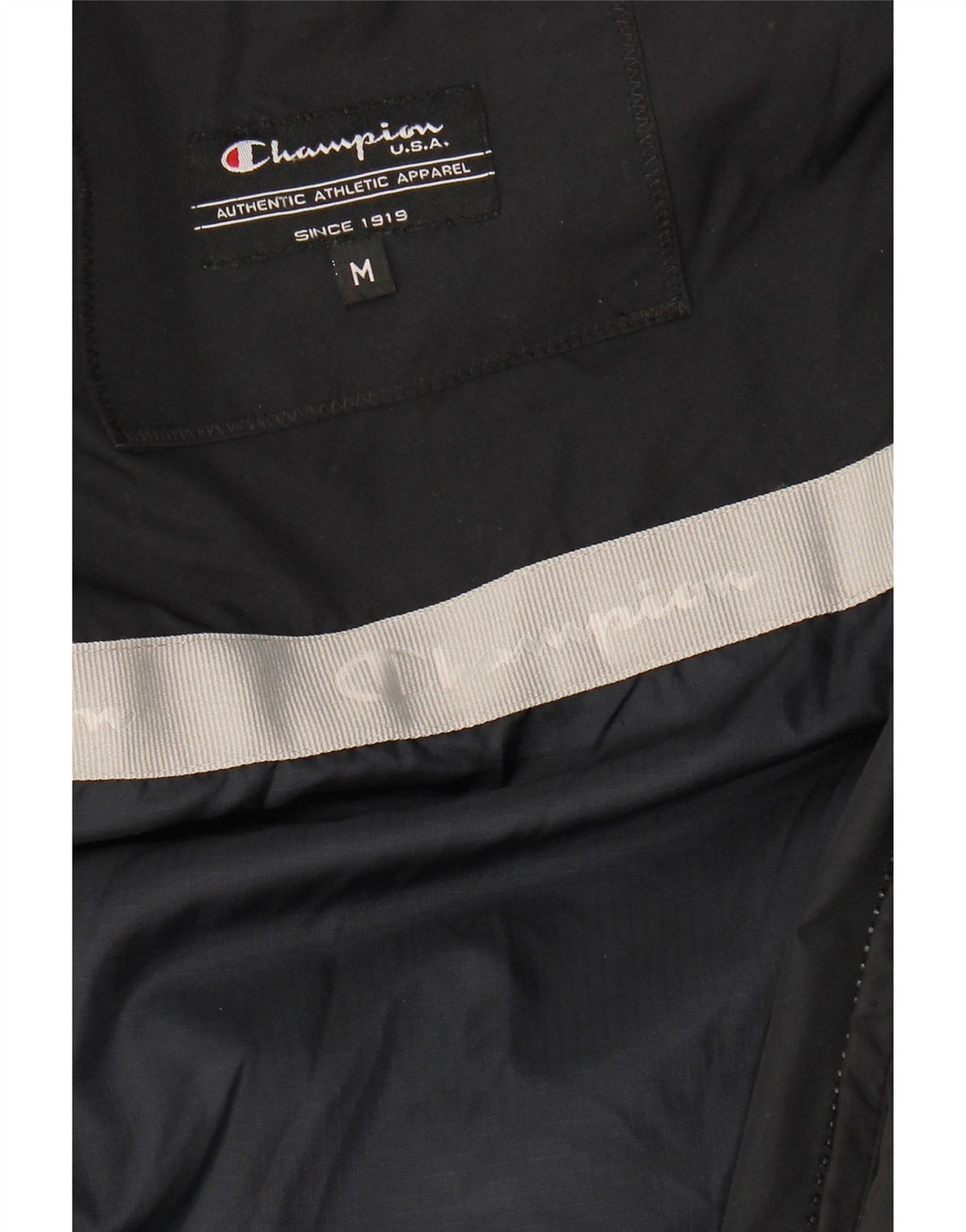 Cappotto imbottito con cappuccio da uomo Champion UK 38 medio nero