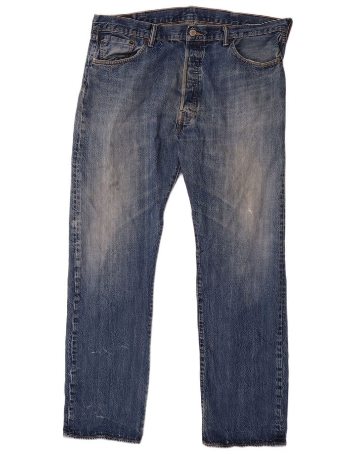 Jeans dritti da uomo Levi's W40 L32 in cotone blu