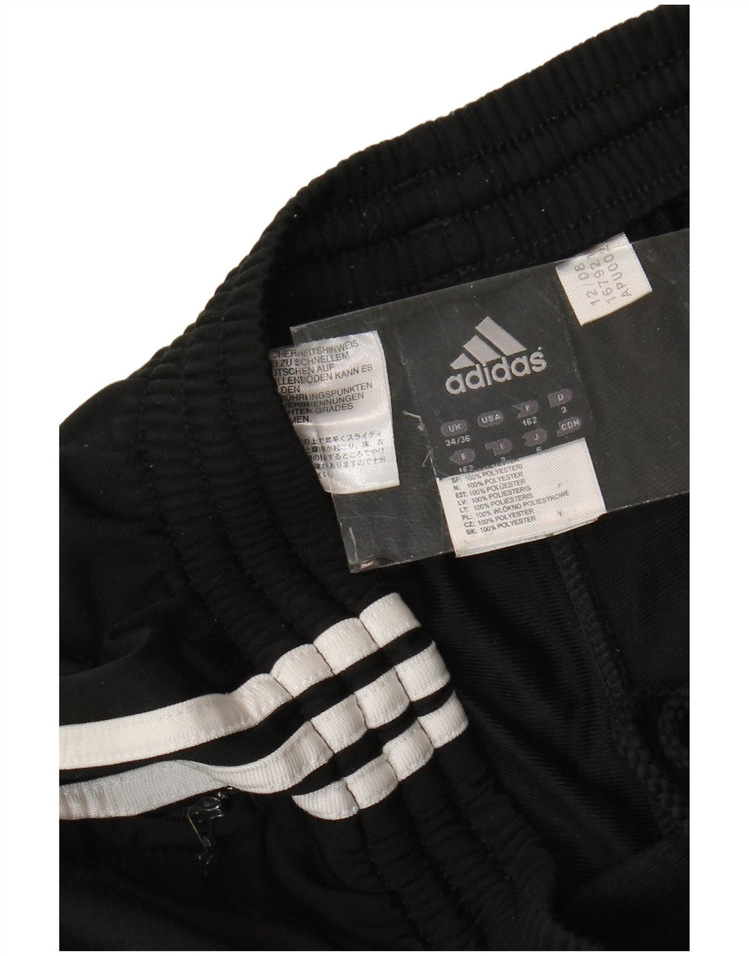 Pantaloni da tuta da uomo Adidas Joggers EU 34/36 Small Nero Poliestere