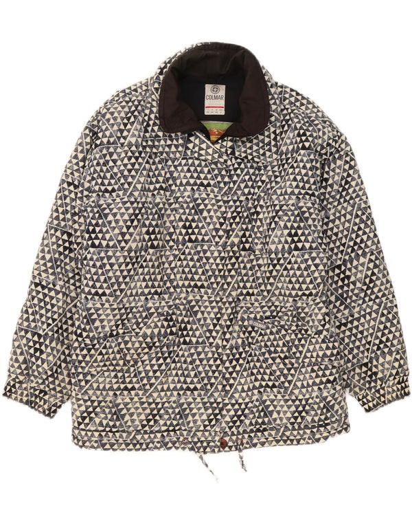 Giacca imbottita oversize da donna Colmar US 8 Medium Blu Navy geometrica