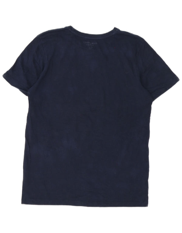 Jack & Jones Mens Slim Fit Graphic T-Shirt Top Large Navy Blue Cotton