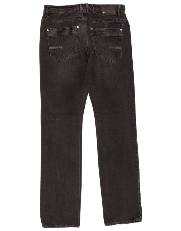 Jeans dritti rocker da uomo Calvin Klein W31 L34 cotone grigio
