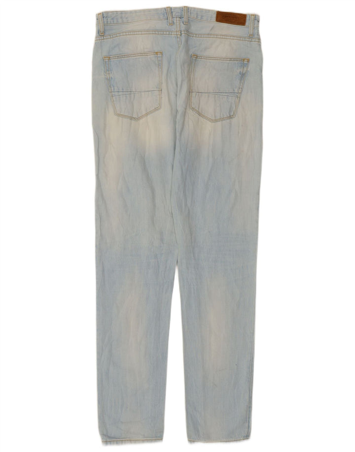 Jeans dritti da uomo Zara EU 40 medio W31 L33 cotone blu