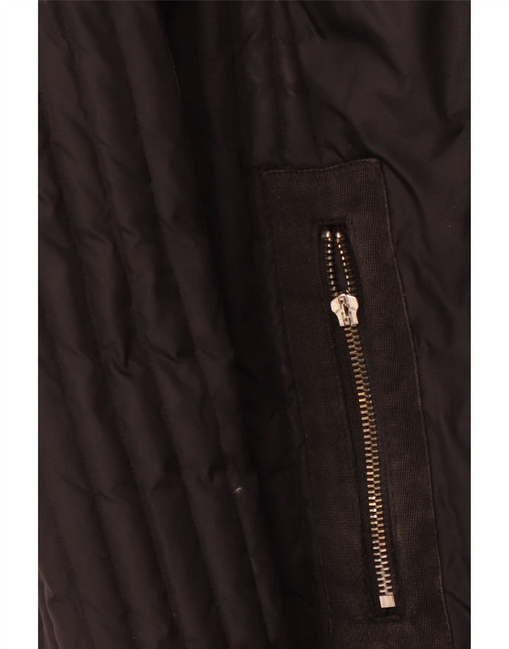 Piumino Donna TRUSSARDI JEANS IT 48 XL Nero Poliammide