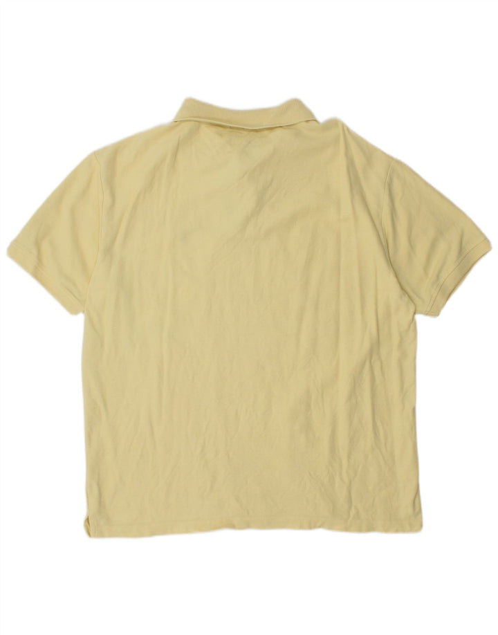 Polo da uomo Gant XL in cotone giallo
