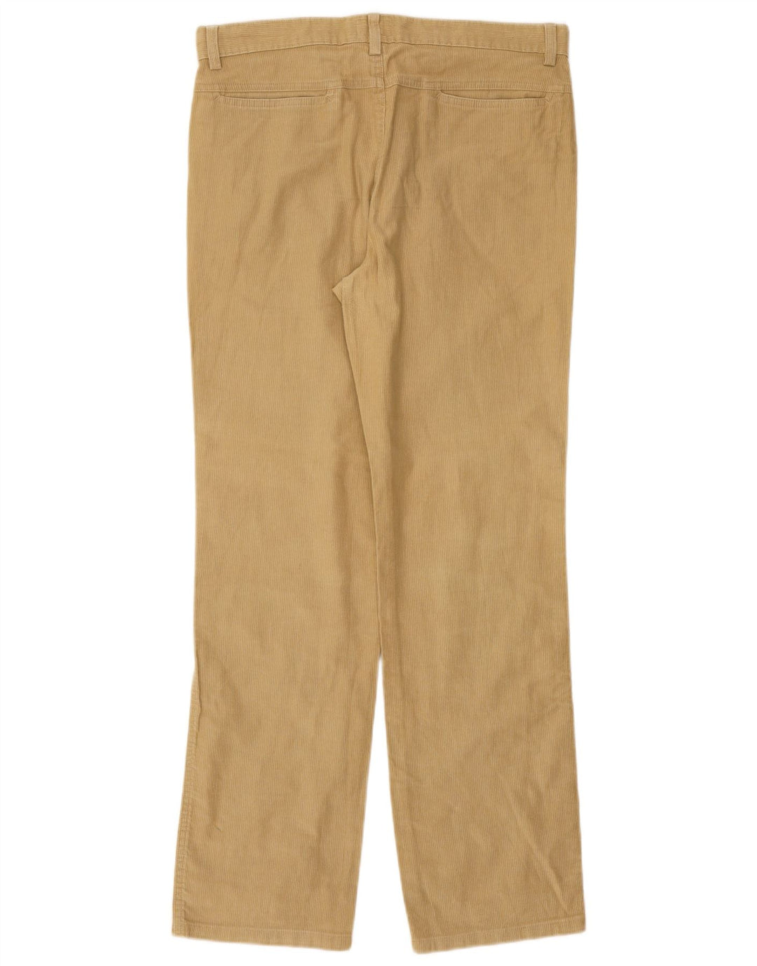 Pantaloni Dritti Uomo TRUSSARDI in Velluto a Coste IT 48 Medio W32 L31 Beige