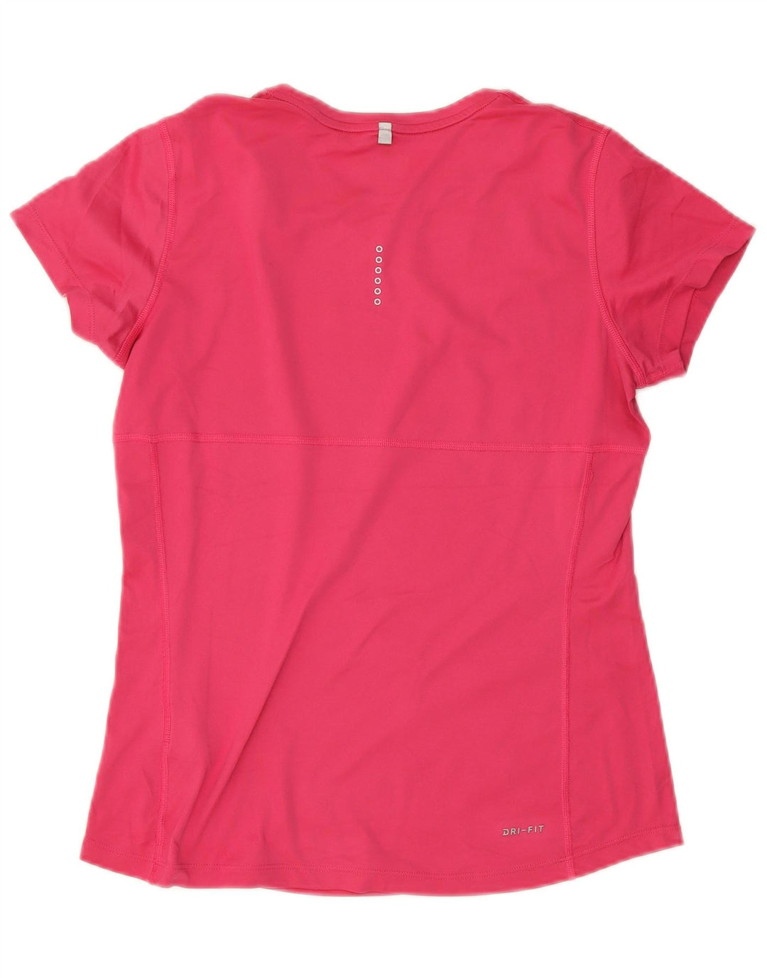 T-shirt da running Nike Dri Fit da donna, taglia UK 14, poliestere rosa medio