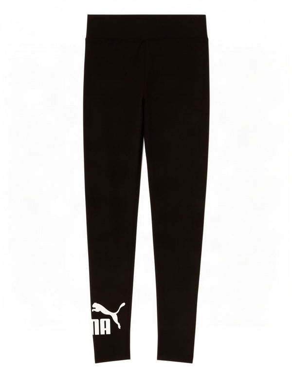 Puma Womens Graphic Leggings UK 12 Medium Black