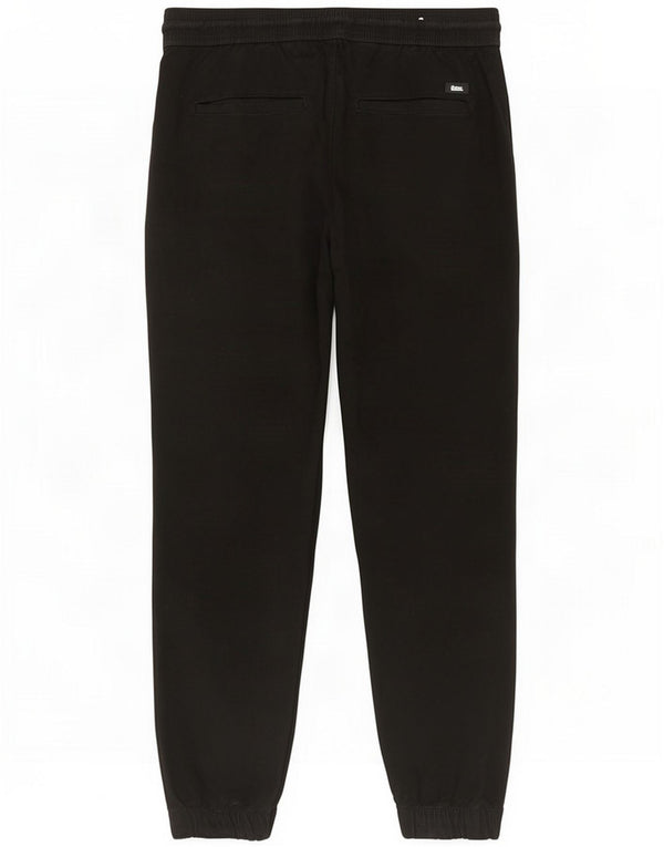 Zara Pantaloni da tuta da uomo Joggers Large Nero Cotton