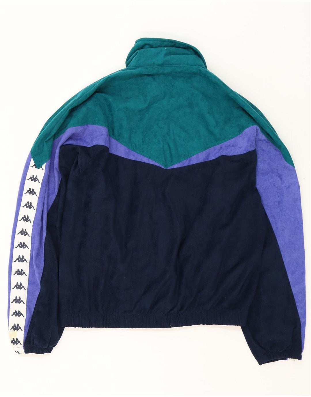 Giacca da ginnastica da uomo con grafica Kappa, grande, multicolore, color block