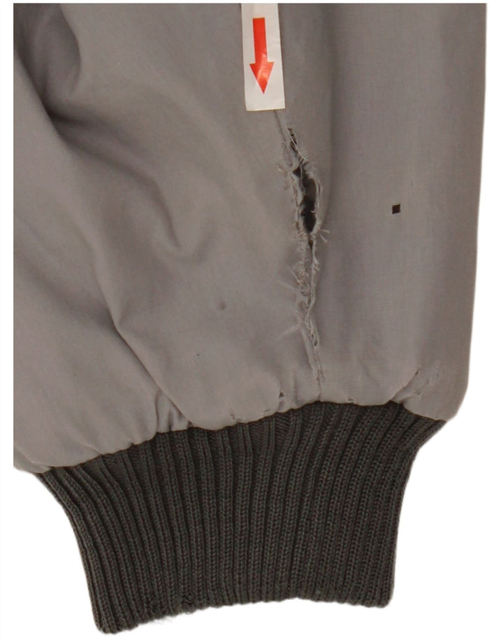 Giubbotto bomber da uomo Canda UK 40 Large in poliestere color block grigio