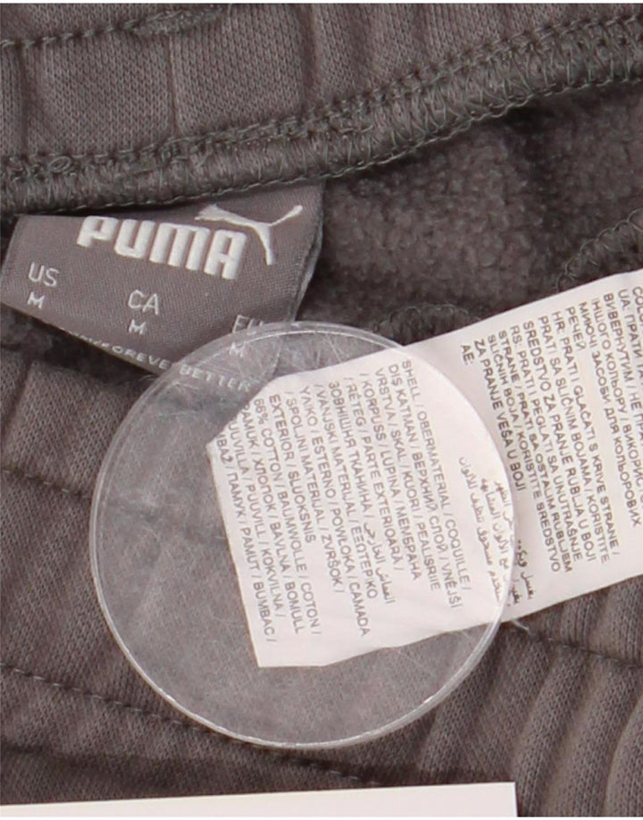 Pantaloni da tuta da uomo Puma Joggers in cotone grigio medio
