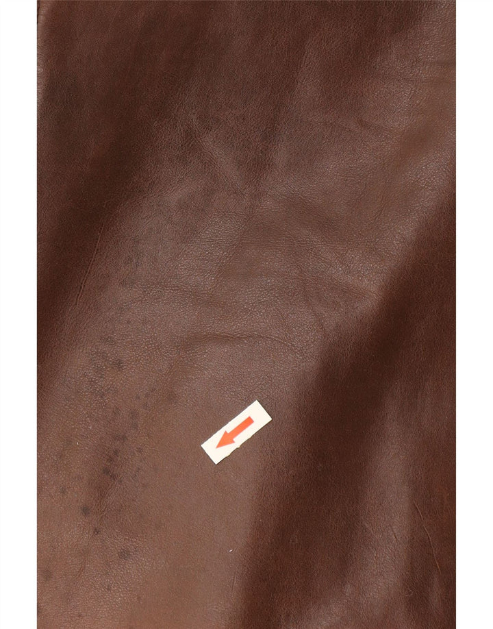 Giacca In Pelle Uomo Natural Wear Conbipel IT 52 XL Marrone