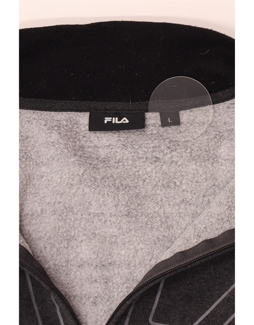 Giacca da ginnastica grafica da uomo Fila Large Grey Colourblock