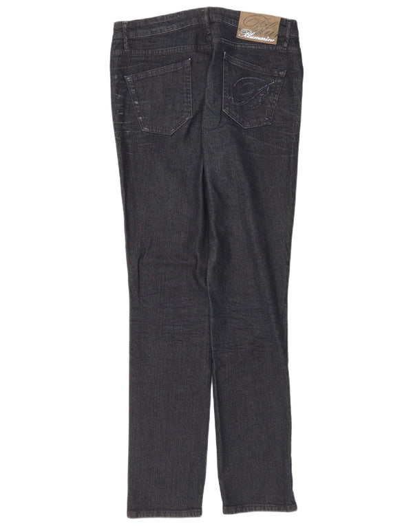 Jeans slim da donna Blumarine IT 46 Large W32 L34 Cotone blu navy