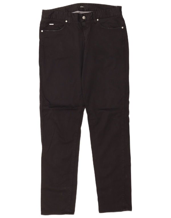 Jeans slim da uomo Hugo Boss W34 L34 cotone nero