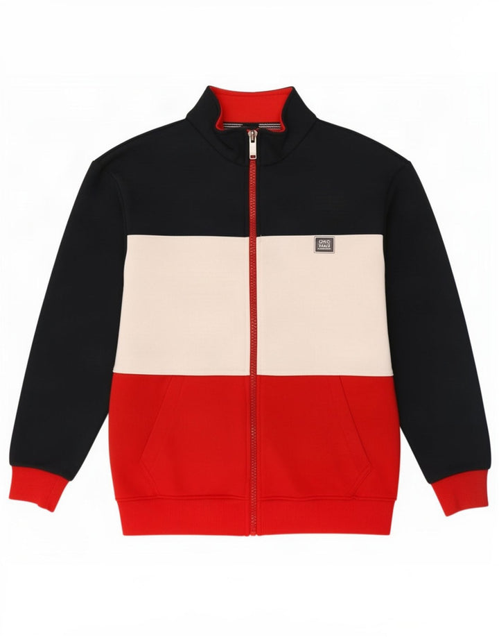 Giacca da tuta da uomo Jack & Jones color block medio multicolore