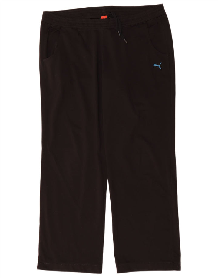 Pantaloni da tuta da donna Puma UK 16 Large Nero Poliestere