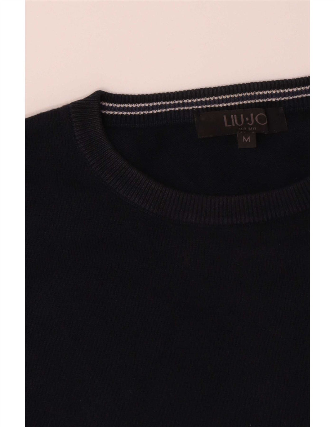 Maglione maglione girocollo da uomo Liu Jo blu navy medio
