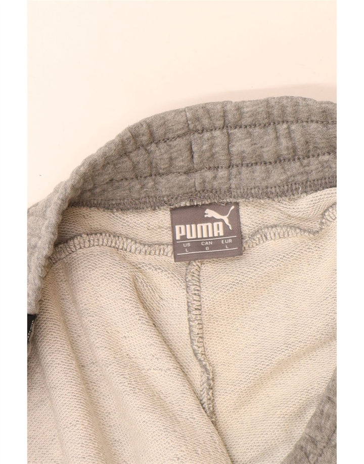 Pantaloni da tuta da uomo Puma Joggers grandi grigi screziati