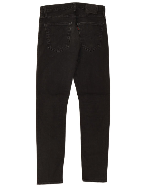 Levi's Uomo 512 Jeans slim affusolati W31 L32 Cotone Nero