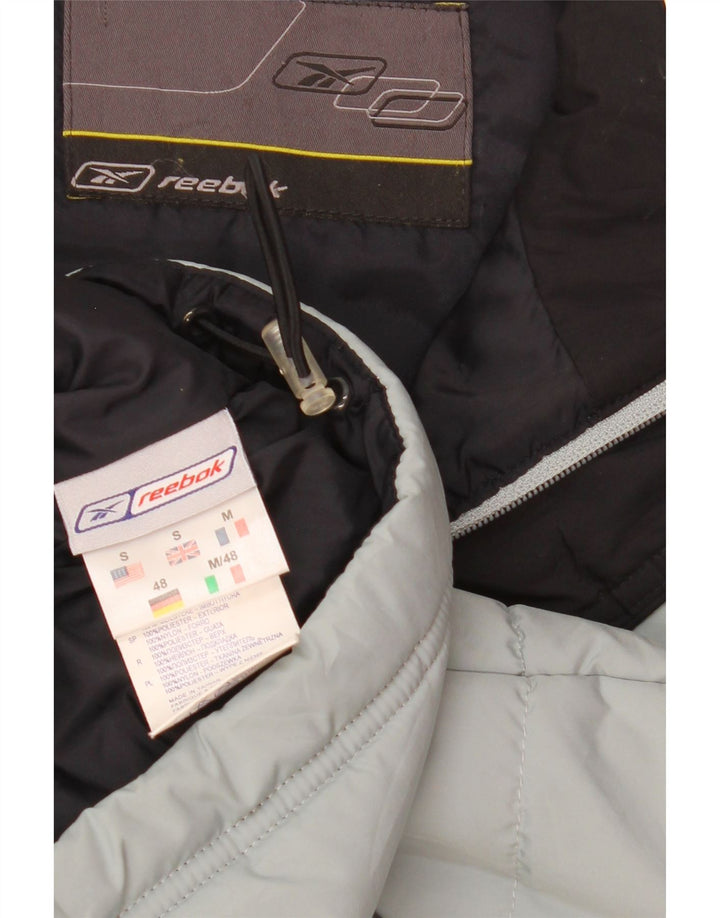 Gilet imbottito da uomo Reebok UK 36 piccolo poliestere grigio