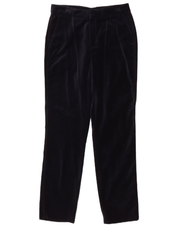 Pantaloni chino slim da donna Massimo Dutti EU 38 Small W28 L28 Blu navy