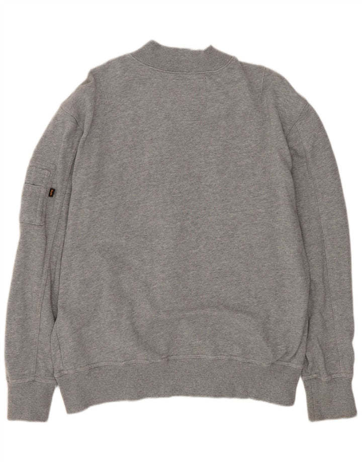 Giacca da tuta da uomo ALPHA INDUSTRIES Grigio medio