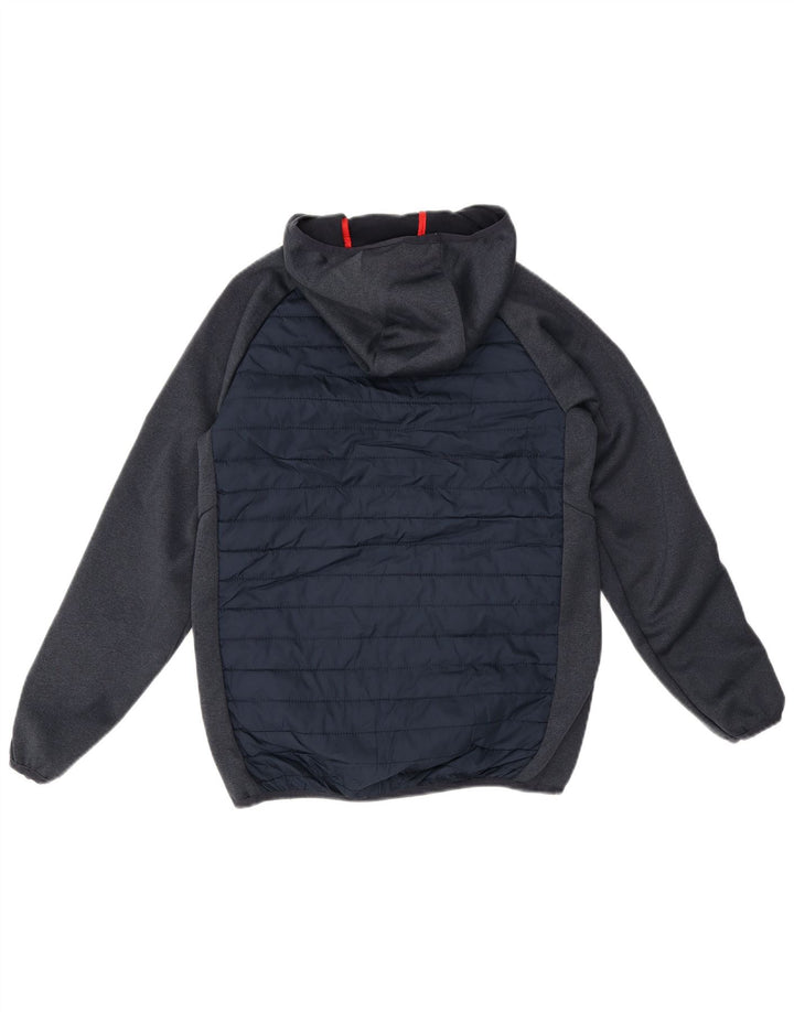 Giubbotto bomber con cappuccio Jack & Jones per ragazzi 9-10 anni Blu navy a blocchi di colore