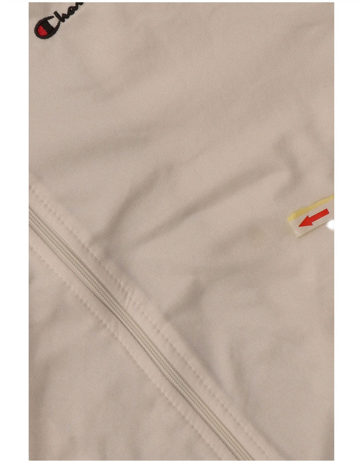 Giacca da tuta grafica da uomo Champion a righe bianche medie