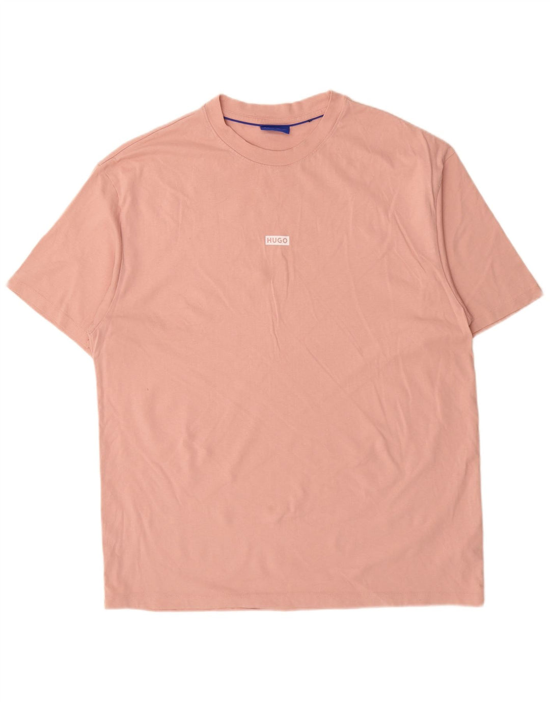T-shirt grafica da uomo HUGO BOSS XL in cotone rosa