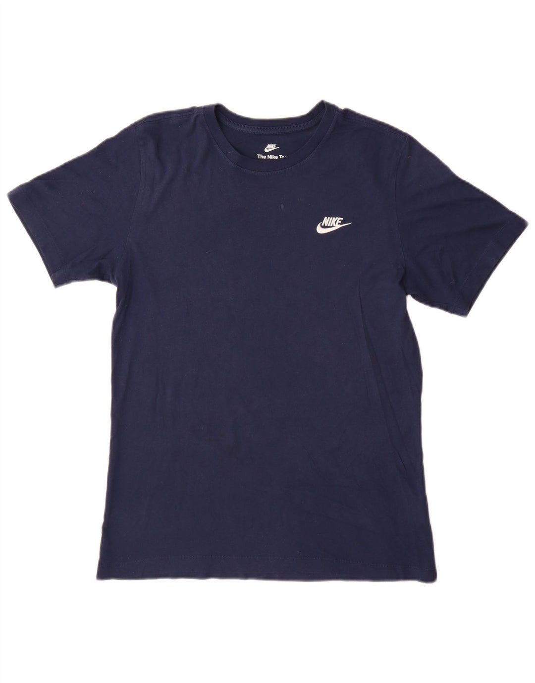T-shirt da uomo NIKE Top Small in cotone blu navy