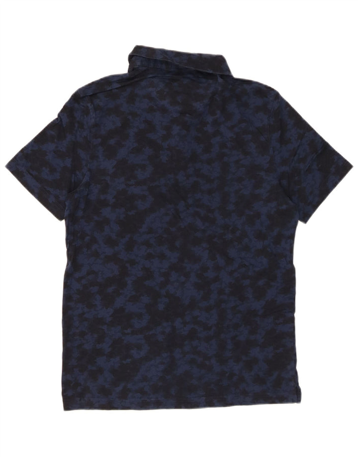 Polo da uomo MICHAEL KORS piccola in cotone mimetico blu navy