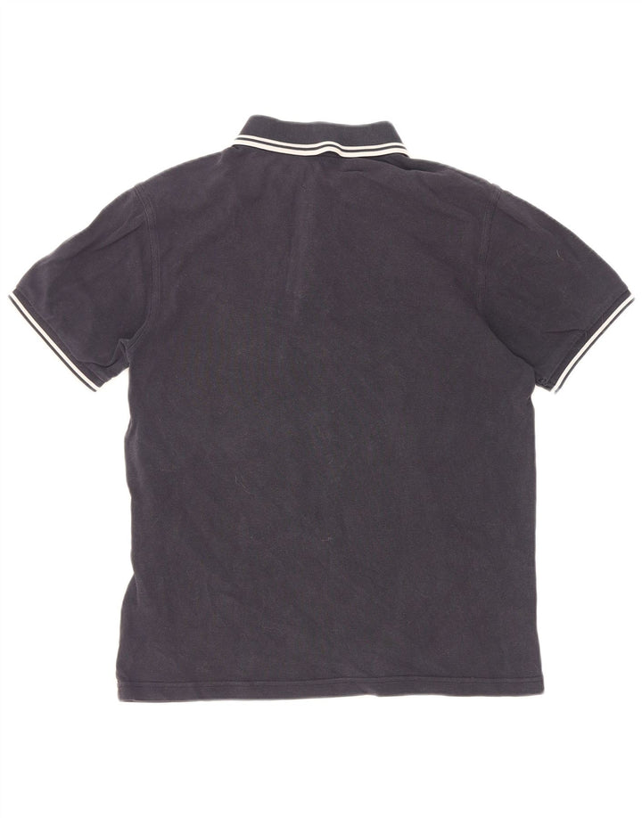 Polo da uomo Fred Perry in cotone a righe medie blu navy
