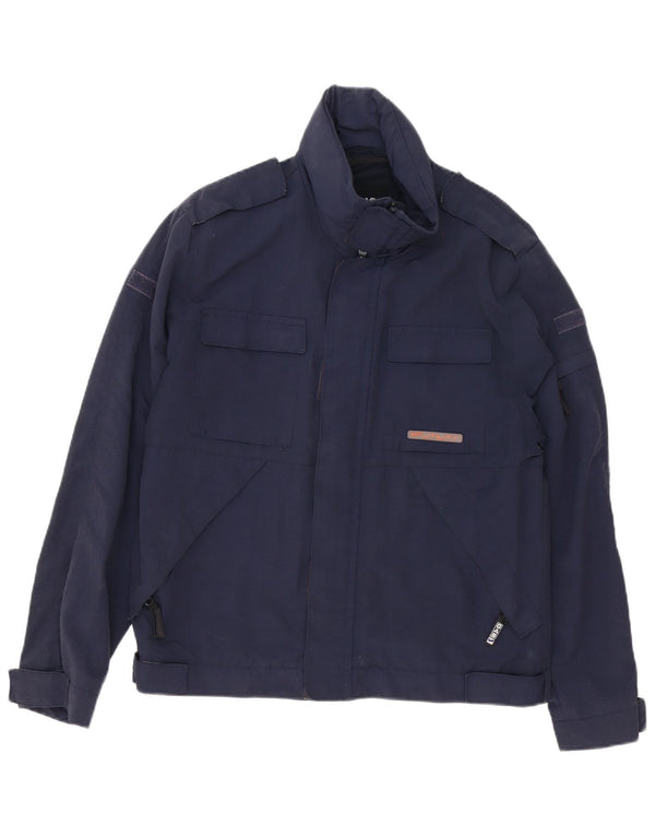 Giacca utility da uomo Gas UK 36 Small Poliestere blu navy