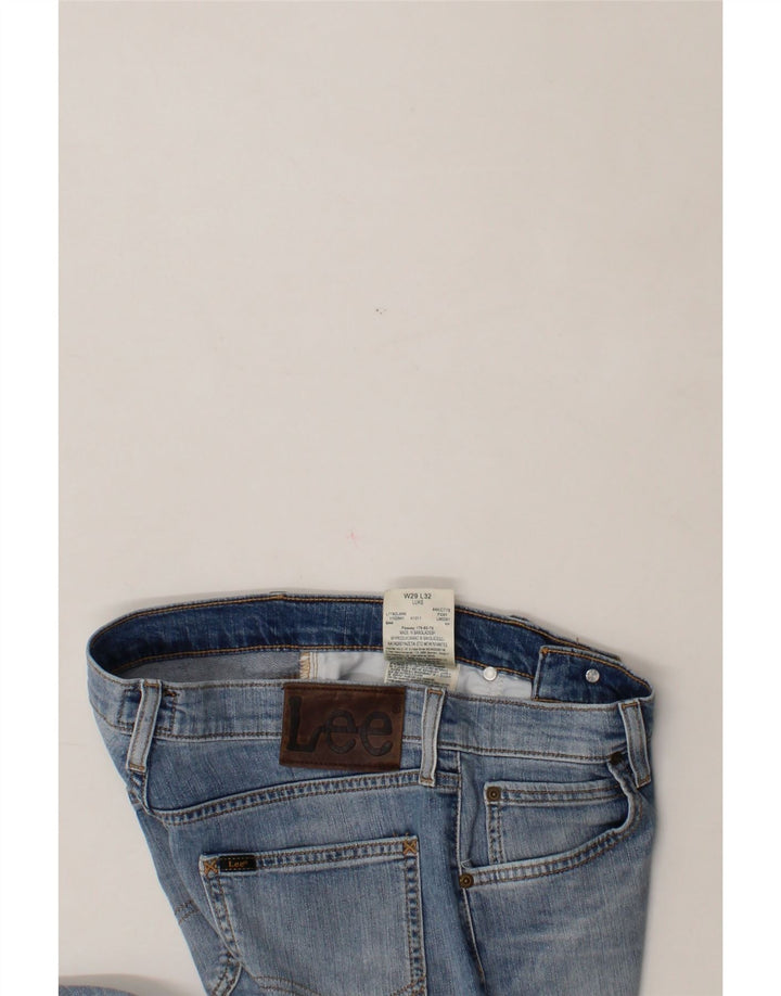 LEE Womens Luke Slim Jeans W29 L32 Blue Cotton Vintage Lee and Second-Hand Lee from Messina Hembry 