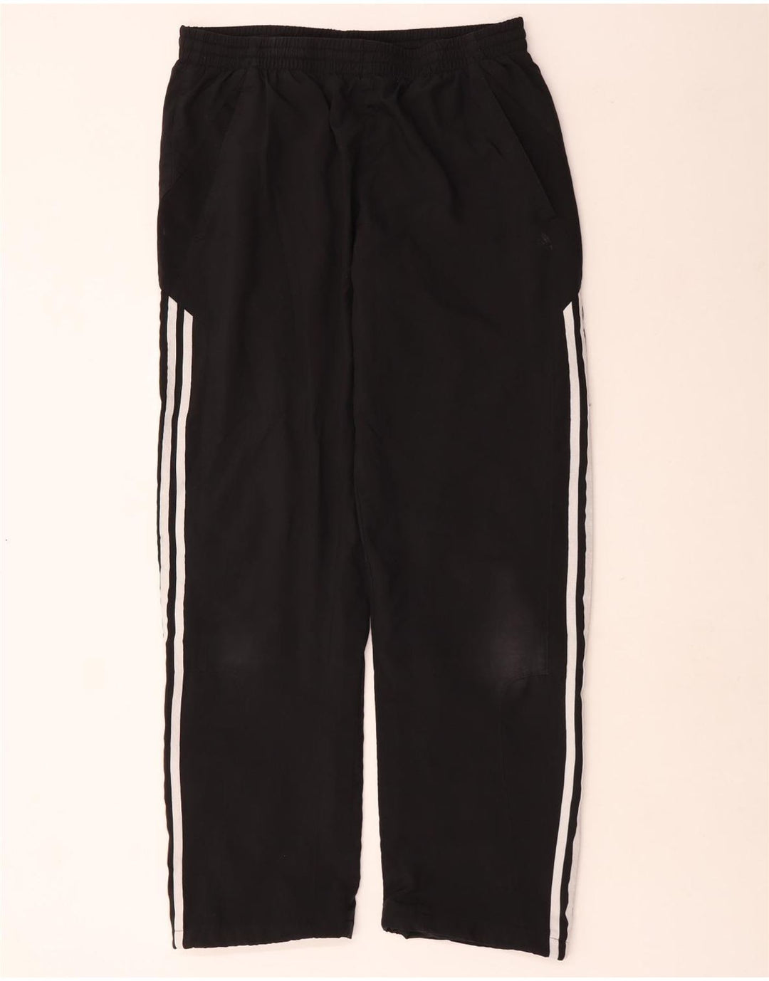 Pantaloni da tuta da uomo Adidas UK 42/44 Large Nero Poliestere
