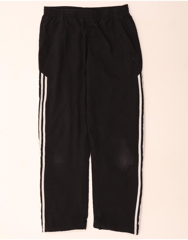 Pantaloni da tuta da uomo Adidas UK 42/44 Large Nero Poliestere
