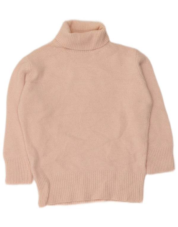 Maglione Hobbs da donna con collo alto e maniche a 3/4 UK 12 Rosa medio