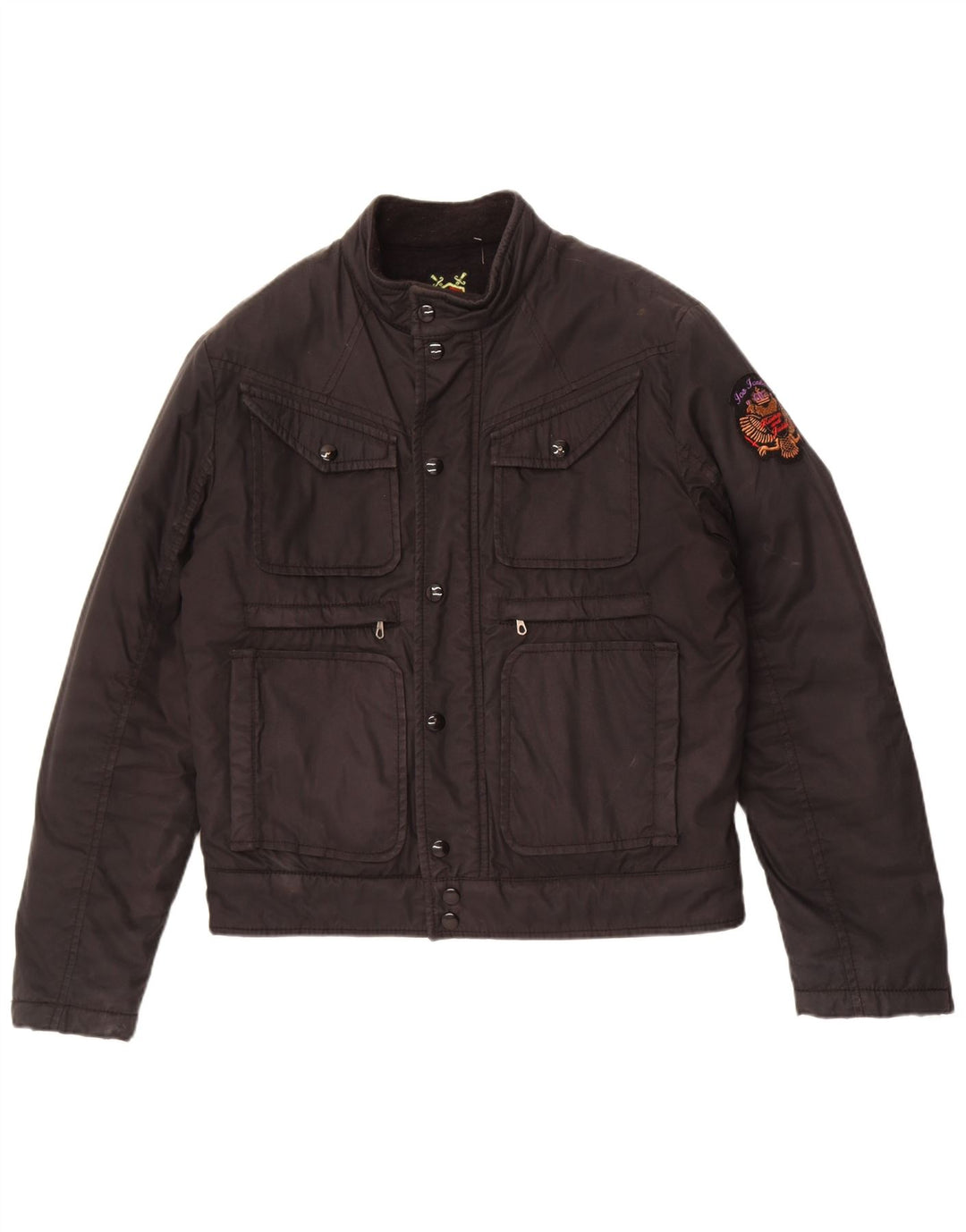 Giacca Utility Uomo Gilmar IT 54 2XL Cotone Nero