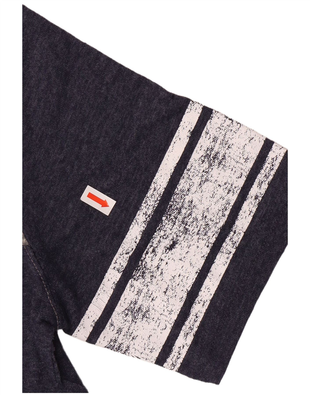 T-shirt grafica da donna Reebok Top UK 14 Large blu navy in poliestere