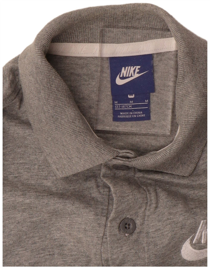 Polo NIKE da ragazzo 10-11 anni grigio medio