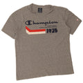 T-shirt grafica da uomo Champion Top in cotone chiazzato grigio piccolo