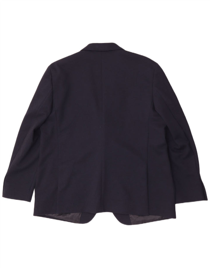 Giacca blazer lunga a 2 bottoni da uomo Marks & Spencer UK 50 3XL Blu navy