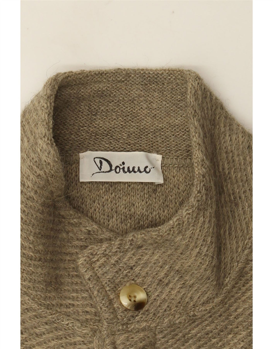 Maglione cardigan da uomo VINTAGE beige medio
