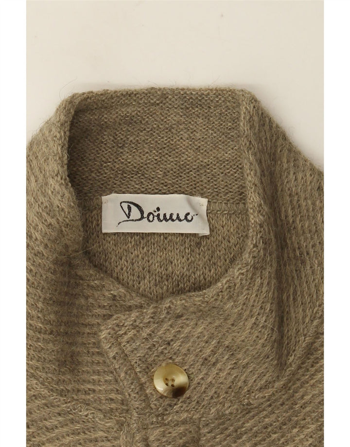 Maglione cardigan da uomo VINTAGE beige medio