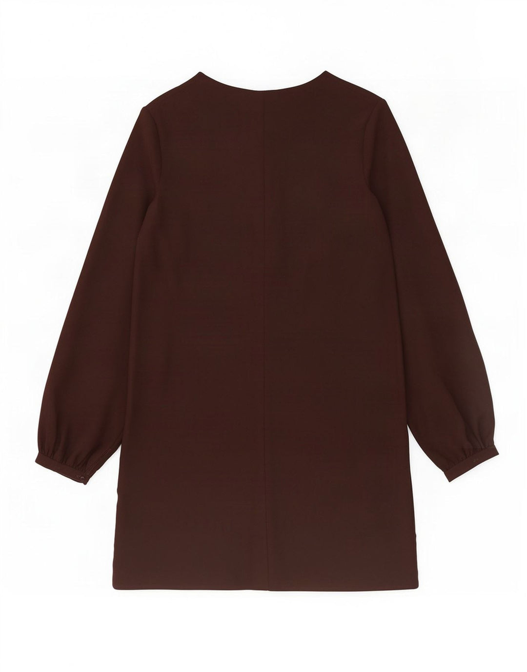 Abito a trapezio a maniche lunghe da donna Zara UK 14 medio nero