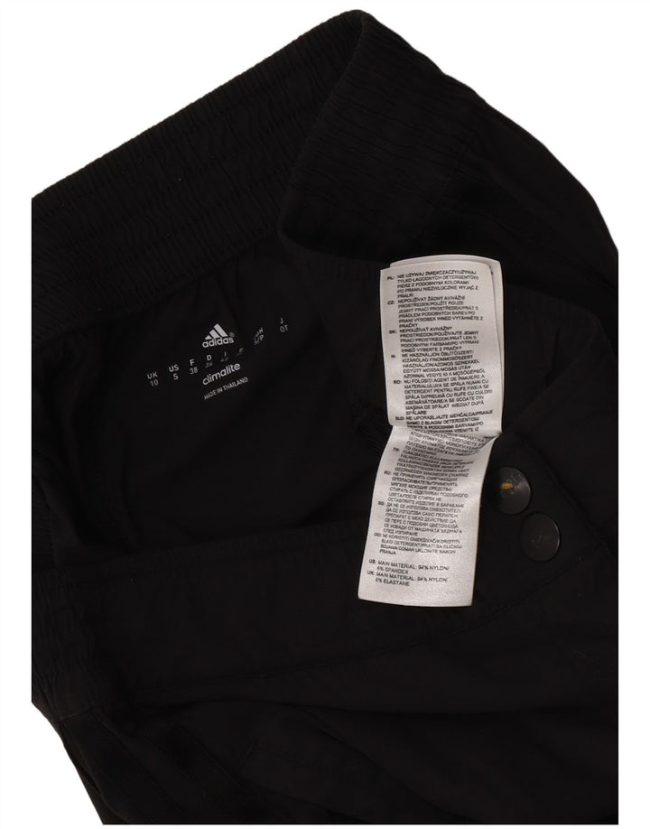 Pantaloni dritti da donna Adidas UK 10 Small W30 L28 poliestere nero