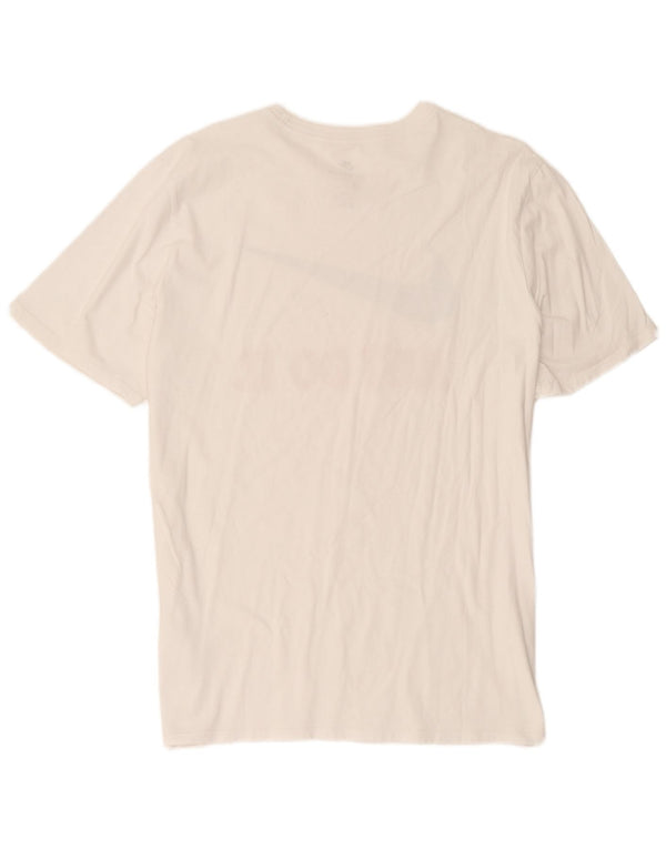 Nike Mens Athletic Cut Graphic T-Shirt Top XL White Cotton